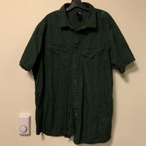 Men’s XXL North Face Short Sleeve Button up